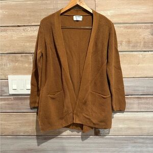 Old Navy Tan Open-Front Cardigan Size Small